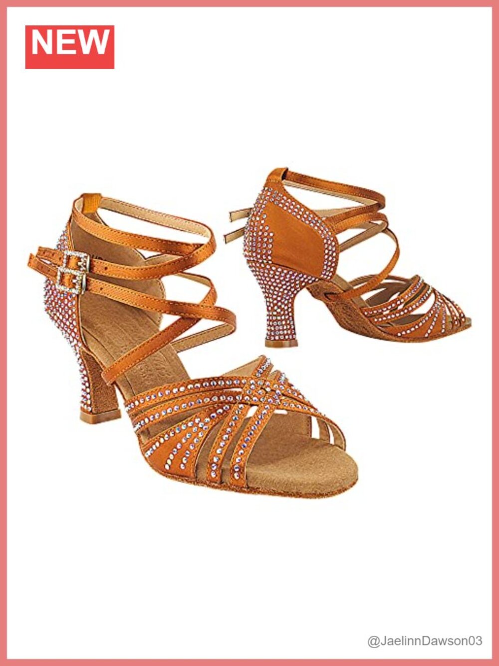 Very Fine Alexandria Satin Crystal Ballroom Dance Shoes with Spool Heel Women's